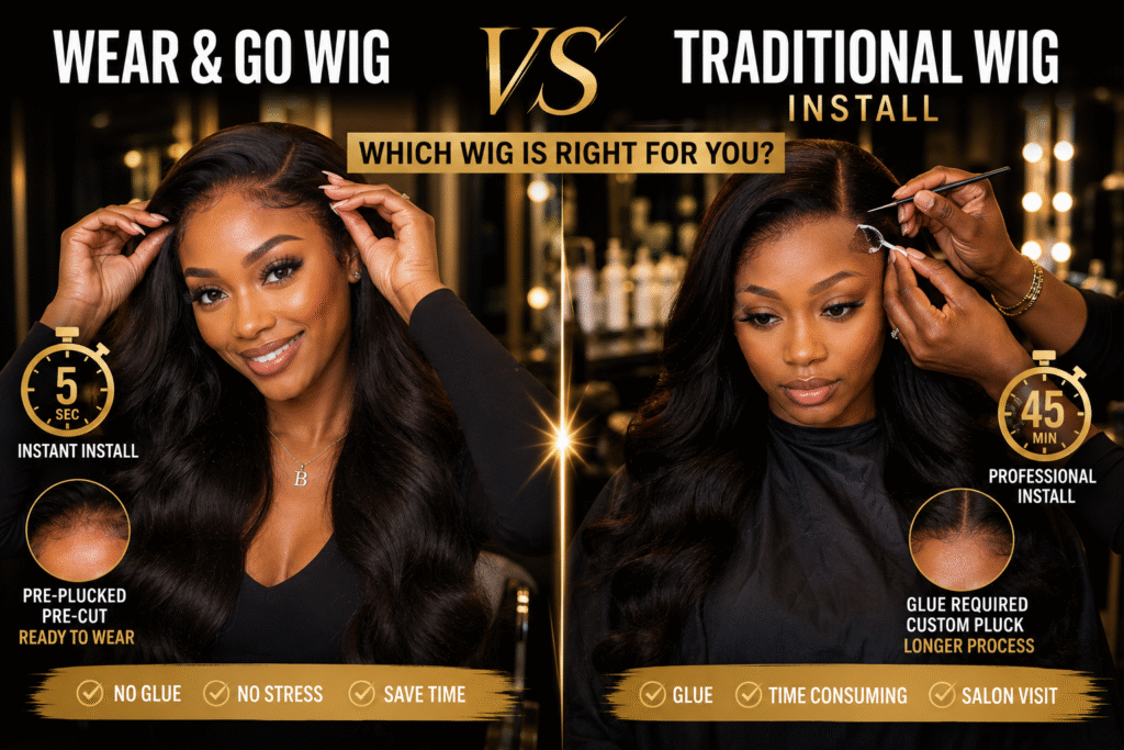 Wear and Go vs Traditional Lace Front Wigs: Which One Should You Buy in 2026?