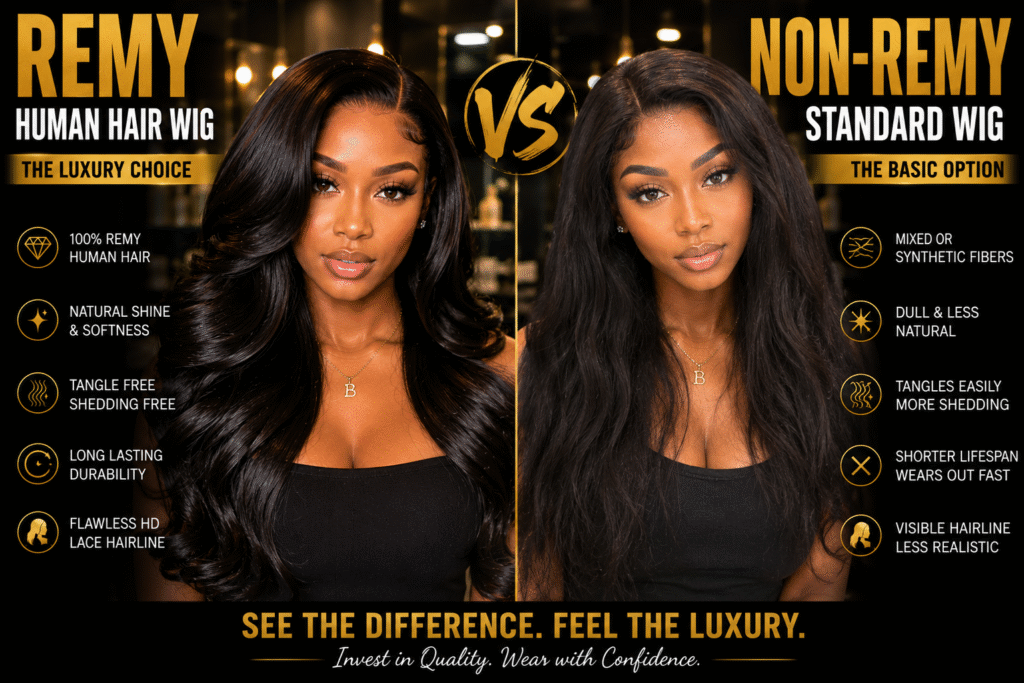 Remy Human Hair Wigs vs Non-Remy Wigs: Everything You Need to Know Before Buying in 2026