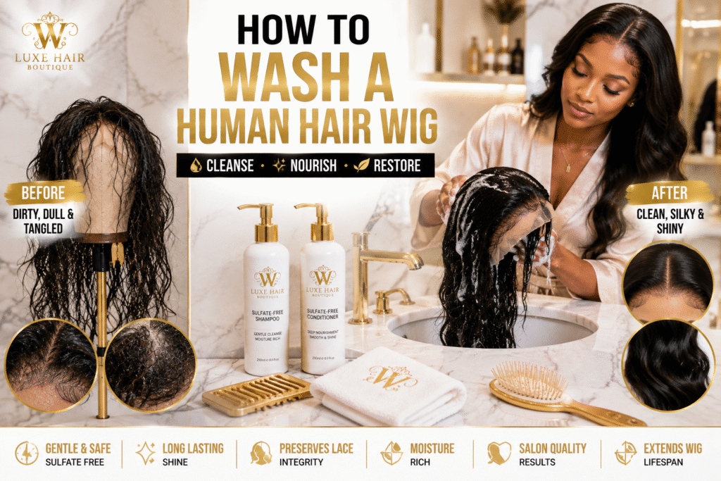 How to Wash a Human Hair Wig Properly: The Complete Step-by-Step Care Guide for 2026 How to Wash a Human Hair Wig Properly: The Complete Step-by-Step Care Guide for 2026